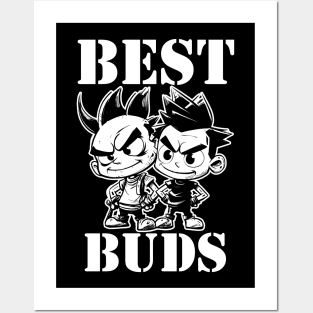 Best Buds - For Buddies, Best Friends and Mates Posters and Art